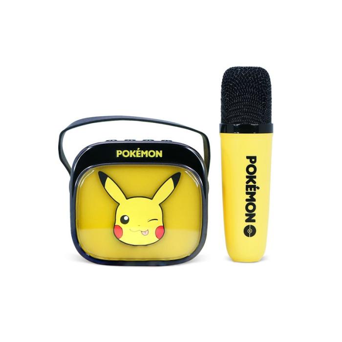 POKEMON - POKEMON Karaokehögtalare med Mikrofon Pikachu Popsing LED