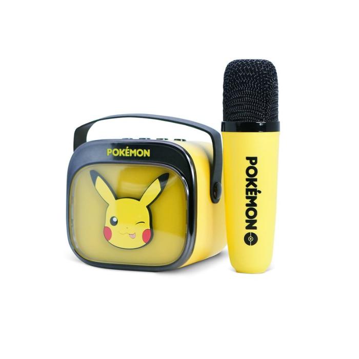 POKEMON - POKEMON Karaokehögtalare med Mikrofon Pikachu Popsing LED