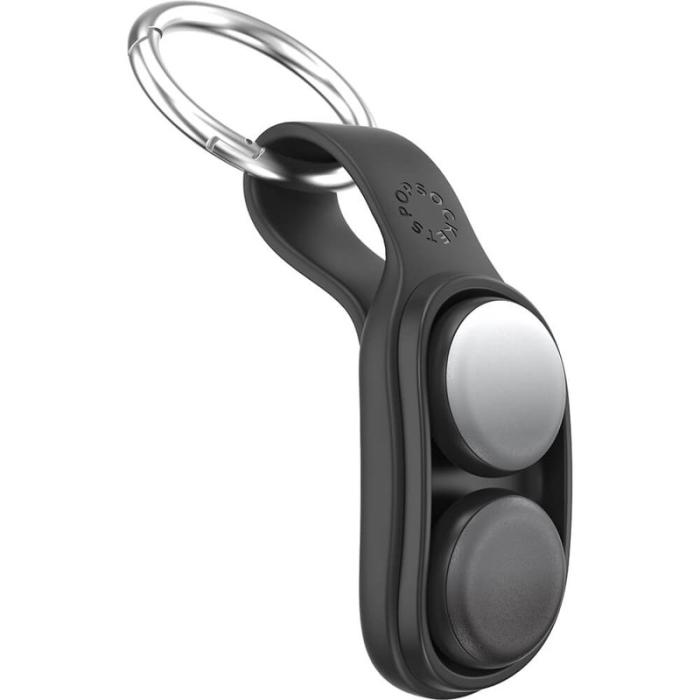 PopSockets - POPSOCKETS PopPuck Startpaket Black Flip