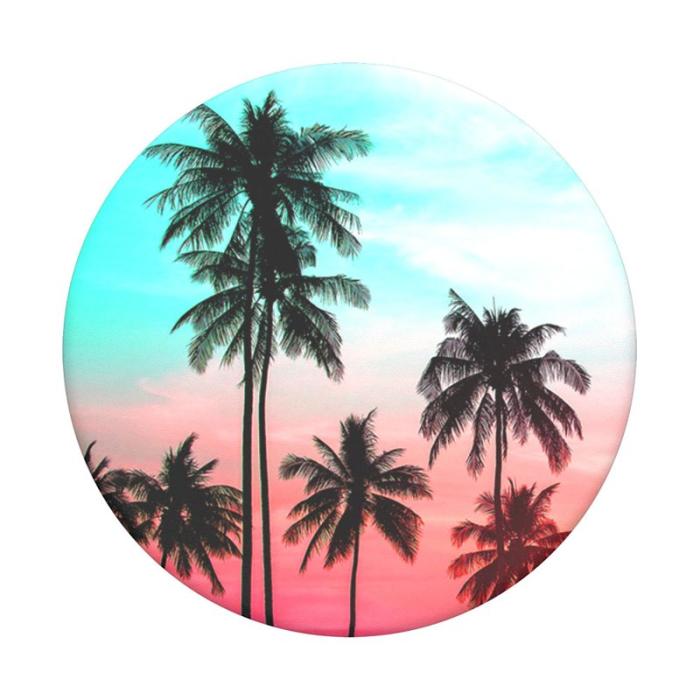 PopSockets - POPSOCKETS Tropical Sunset Avtagbart Grip med Ställfunktion