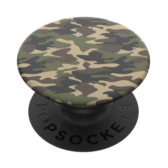 PopSockets - POPSOCKETS Woodland Camo Avtagbart Grip med Ställfunktion