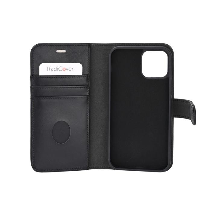 Radicover - RADICOVER Mobilfodral Strålningsskydd 2-i-1 Svart - iPhone 12 / 12 Pro