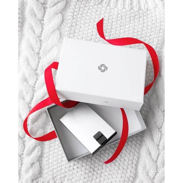 Samsonite - SAMSONITE Plånbok ALUFIT RFID Card Case Slide Alu Silver