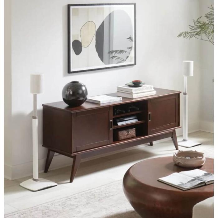 Sanus - SANUS Golvstativ Justerbart för Sonos ERA 100 Par Vit