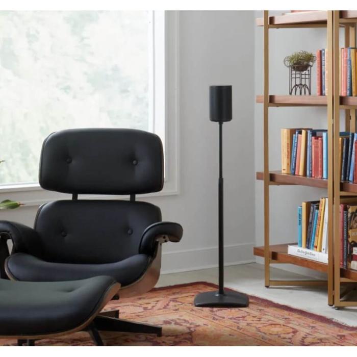 Sanus - SANUS Golvstativ Justerbart för Sonos ERA 100 Singel Svart