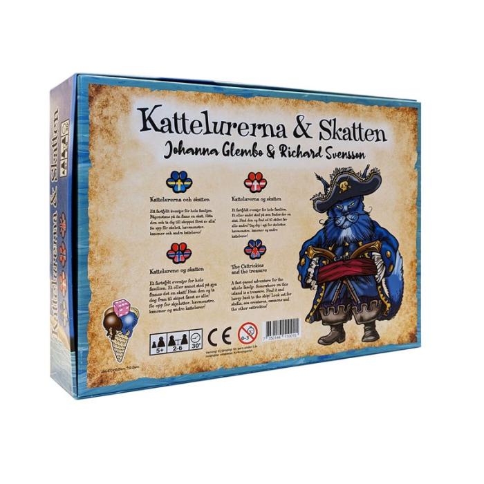 SPELKORTSF - SPELKORTSF Spel Kattelurerna & Skatten (SE/DK/NO/EN)