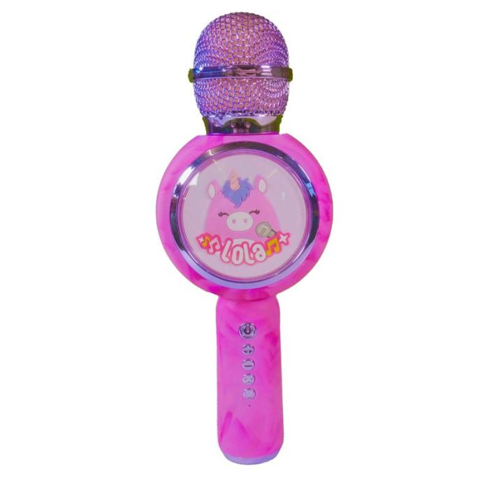 SQUISH - SQUISH Karaokemikrofon Popsing med LED Lola
