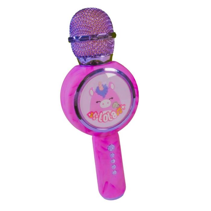 SQUISH - SQUISH Karaokemikrofon Popsing med LED Lola