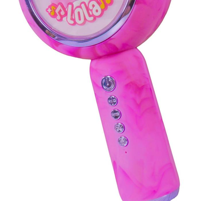 SQUISH - SQUISH Karaokemikrofon Popsing med LED Lola