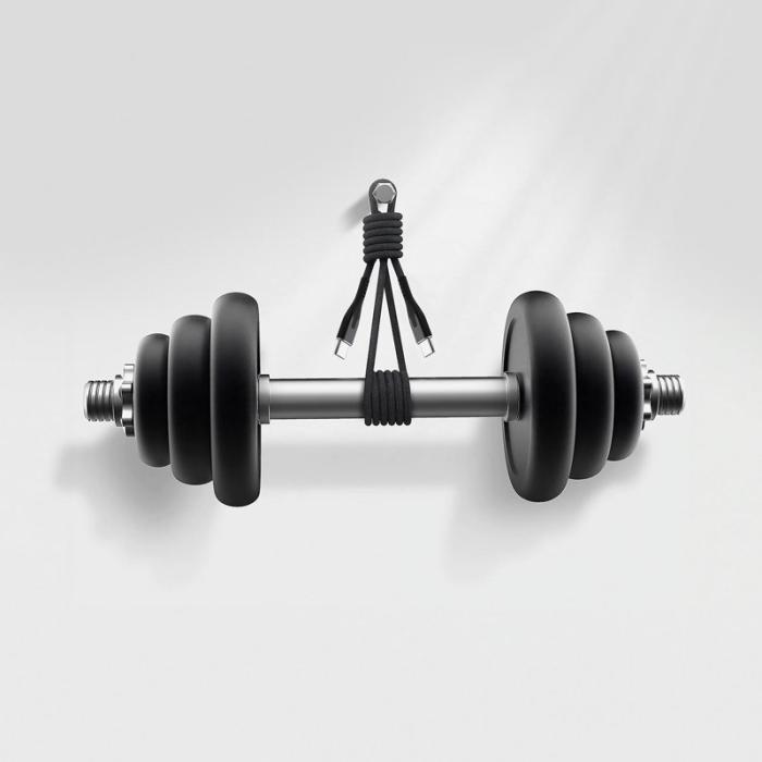 STATIK - STATIK Magnetisk Kabel Magstack Pro USB-C Till USB-C Svart 1m