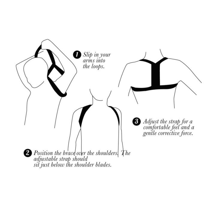 SWEPOSTURE - SWEPOSTURE Classic Hållningsband Vit M-L