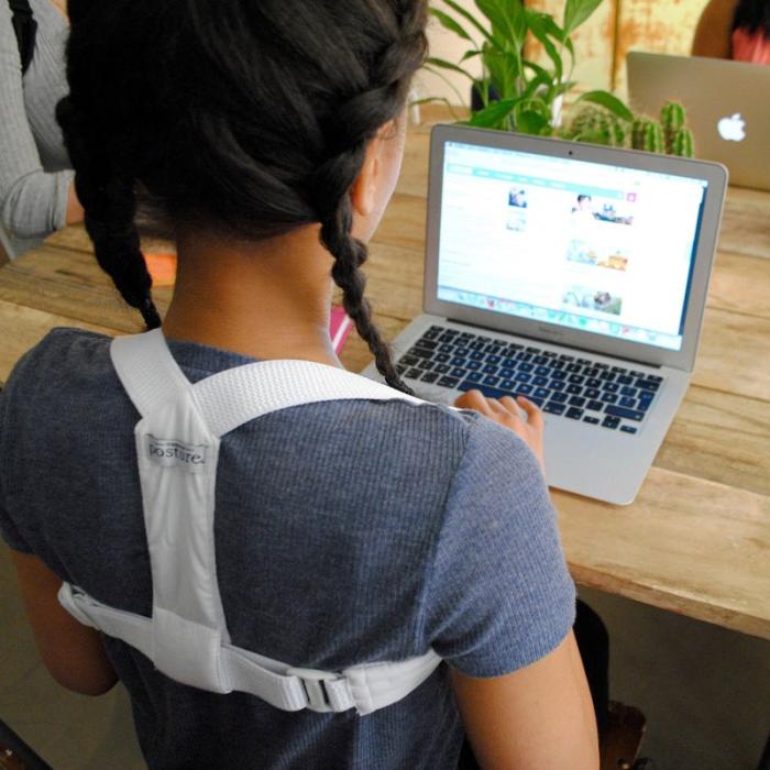 SWEPOSTURE - SWEPOSTURE Junior Hållningsband Vit 12-16 år