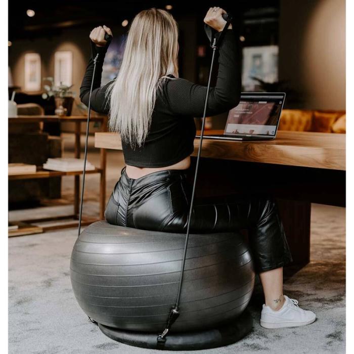 SWEPOSTURE - SWEPOSTURE Pilatesboll med Träningsband