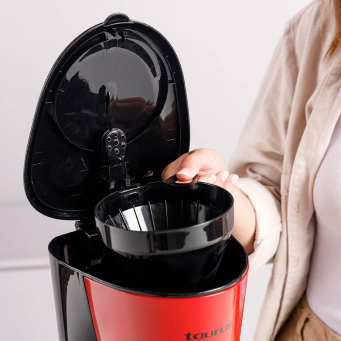 Taurus - TAURUS Kaffebryggare Verona Vintage Röd