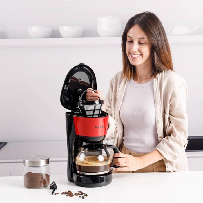 Taurus - TAURUS Kaffebryggare Verona Vintage Röd