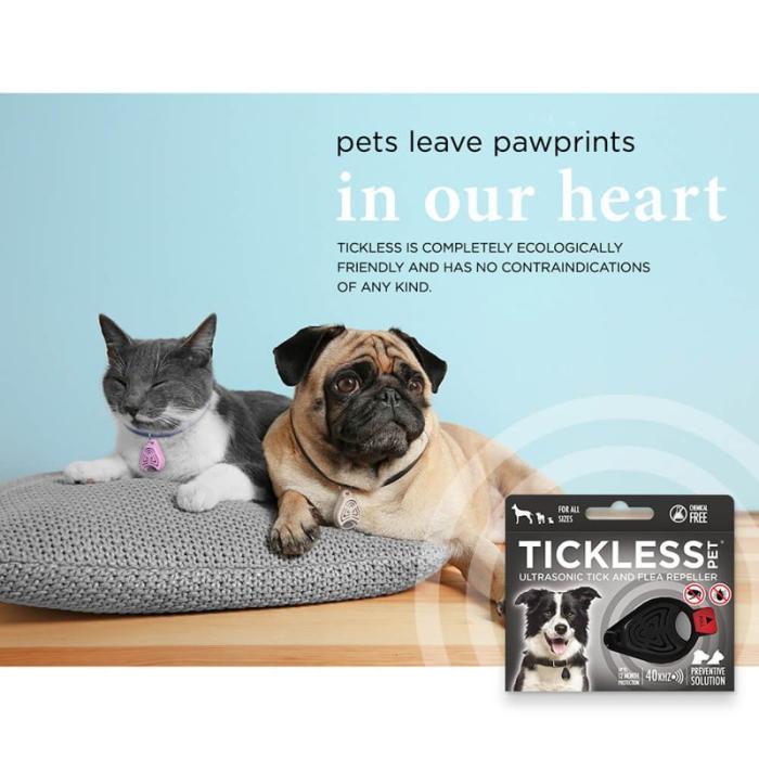 Tickless - TICKLESS Fästingskydd Pet Svart