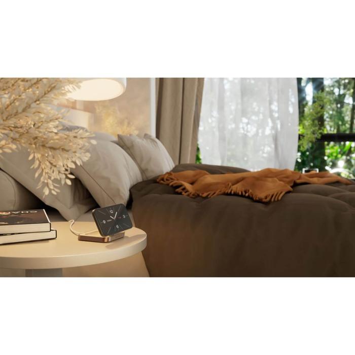 ZENS - ZENS Trådlös Laddare Nightstand Qi 15W Koppar