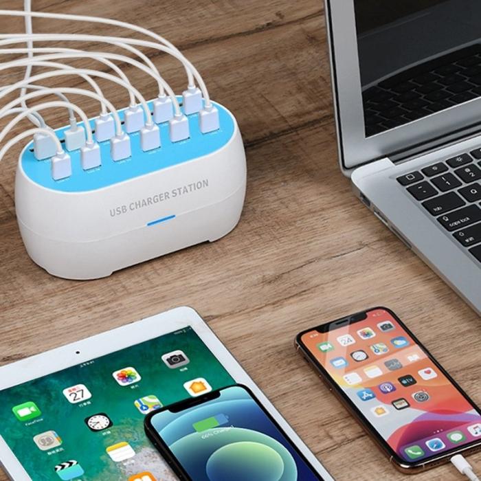 OEM - 830-24 180W 24-portars USB-laddare för telefoner och surfplattor - AU