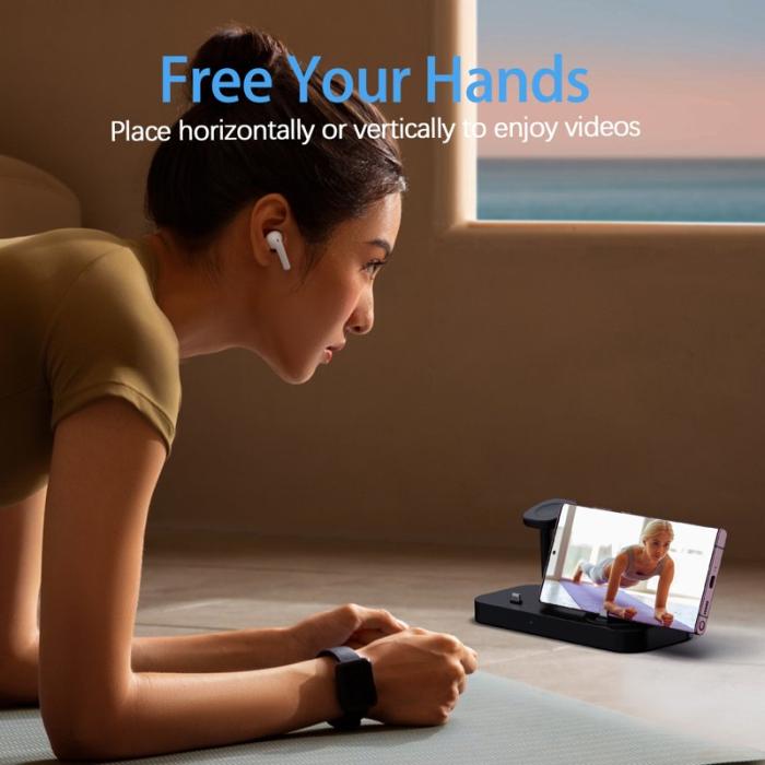 OEM - B25 Trådlös laddare för Samsung Watch - Vit