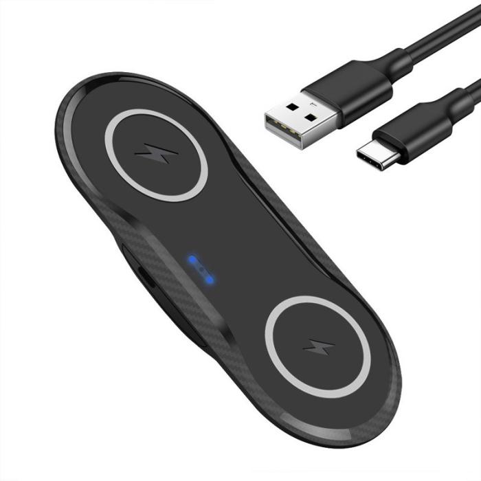 OEM - B552 2 i 1 Snabb Trådlös Laddare för Mobiltelefon / Hörlurar 20W