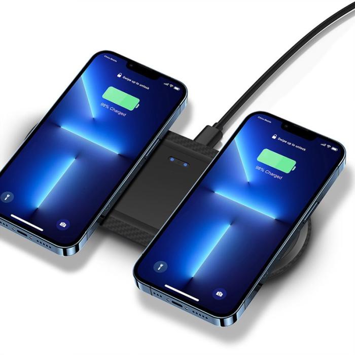 OEM - B552 2 i 1 Snabb Trådlös Laddare för Mobiltelefon / Hörlurar 20W