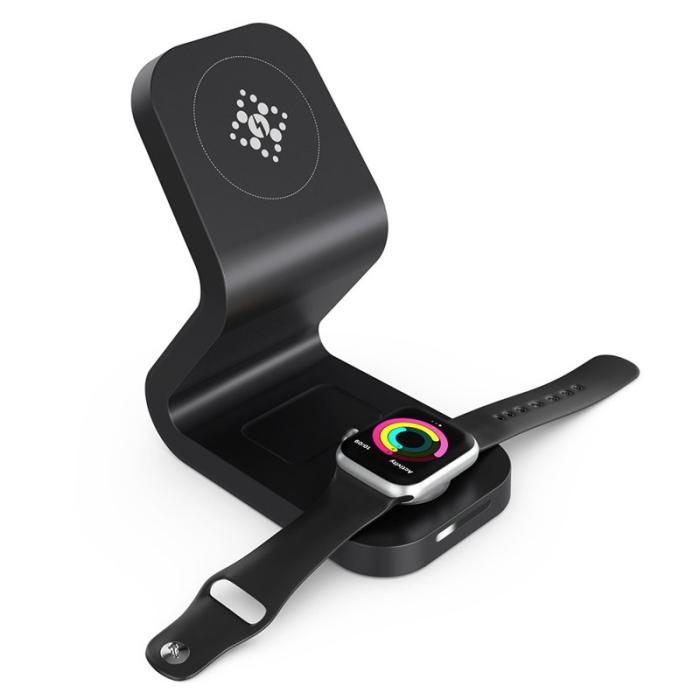 OEM - 3-i-1 15W Trådlös Laddare för Smartphone/Smartwatch/Öronproppar