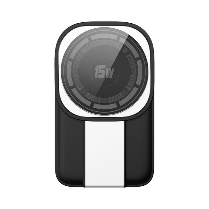 OEM - 3-i-1 Fällbar Laddningsställ för Telefon, Klocka, Hörlurar 15W - Svart