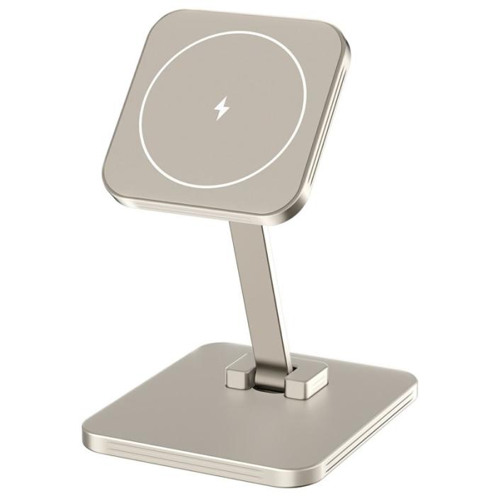 OEM - 15W Magnetisk Trådlös Laddare för iPhone/AirPods - Guld