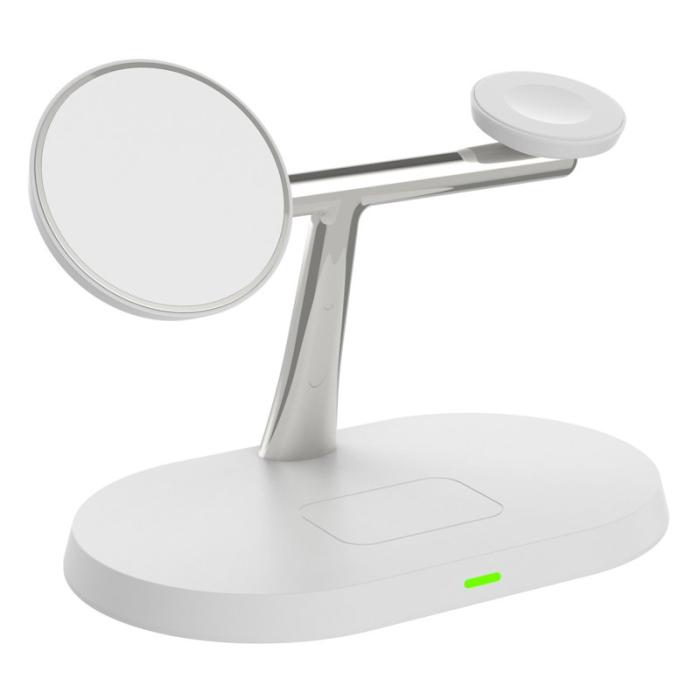 OEM - CF31 3-i-1 Magnetisk Trådlös Laddare 15W för Apple Watch / AirPods / iPhone