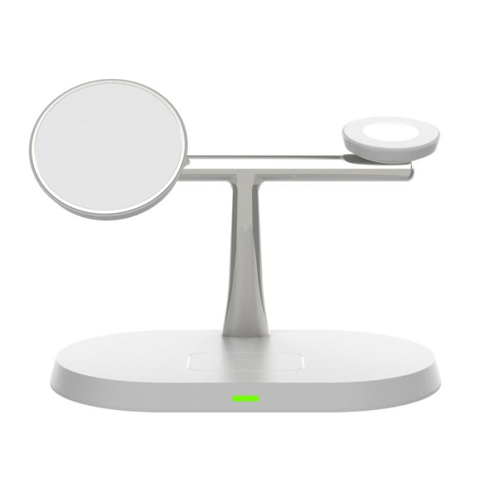 OEM - CF31 3-i-1 Magnetisk Trådlös Laddare 15W för Apple Watch / AirPods / iPhone