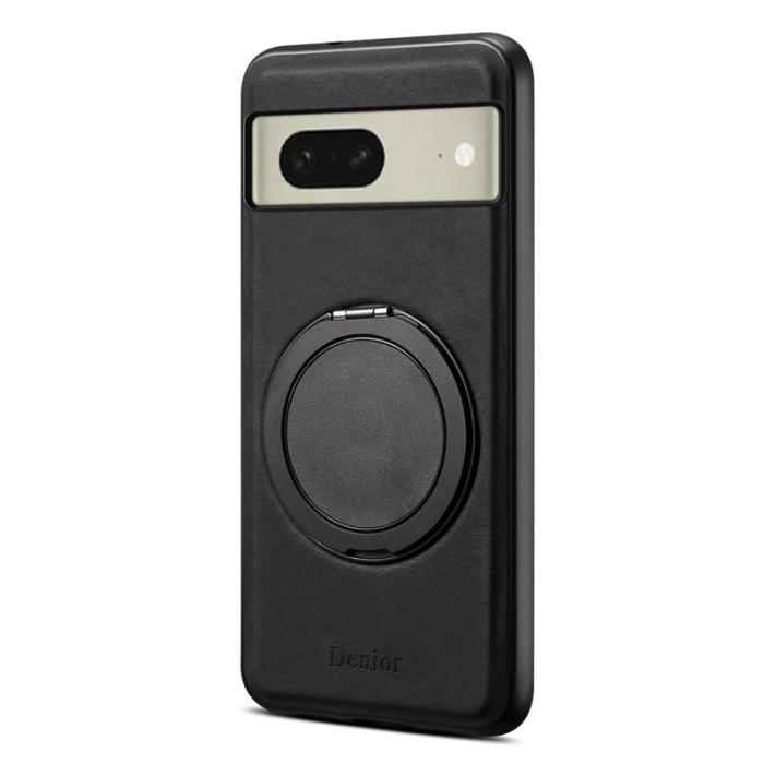 DENIOR - DENIOR A14 Google Pixel 8 Magnetfodral Läder PC TPU Svart