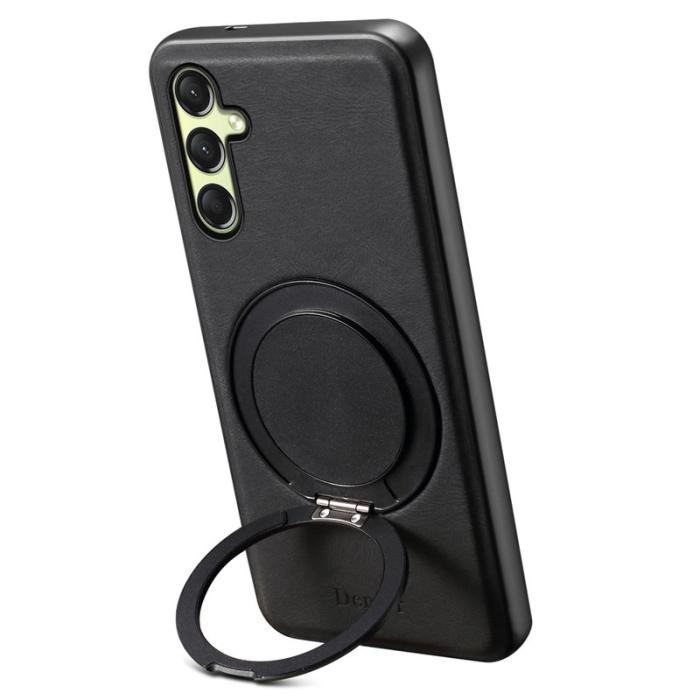 DENIOR - DENIOR A14 Samsung Galaxy A16 5G Fodral Läder PC TPU Svart