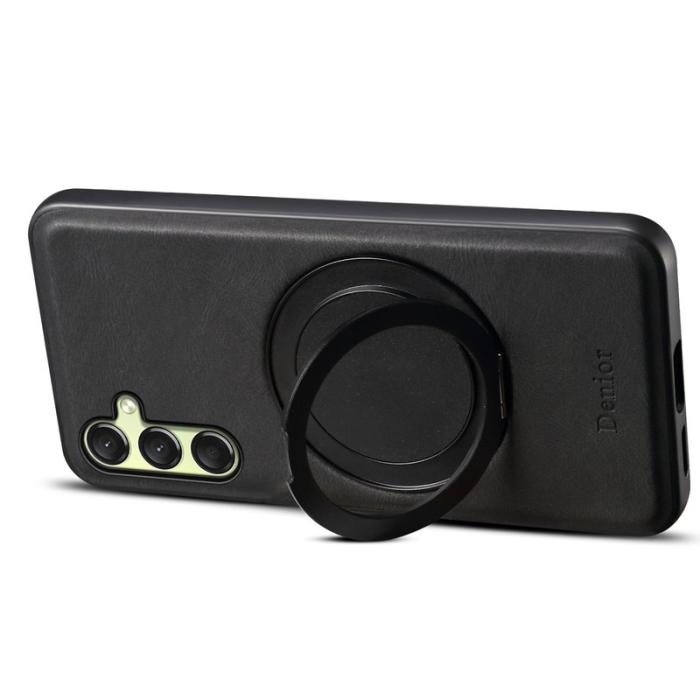 DENIOR - DENIOR A14 Samsung Galaxy A16 5G Fodral Läder PC TPU Svart