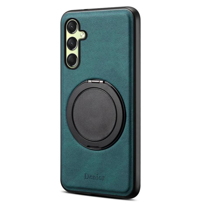 DENIOR - DENIOR A14 Samsung Galaxy A16 5G Fodral Läder PC TPU Blå