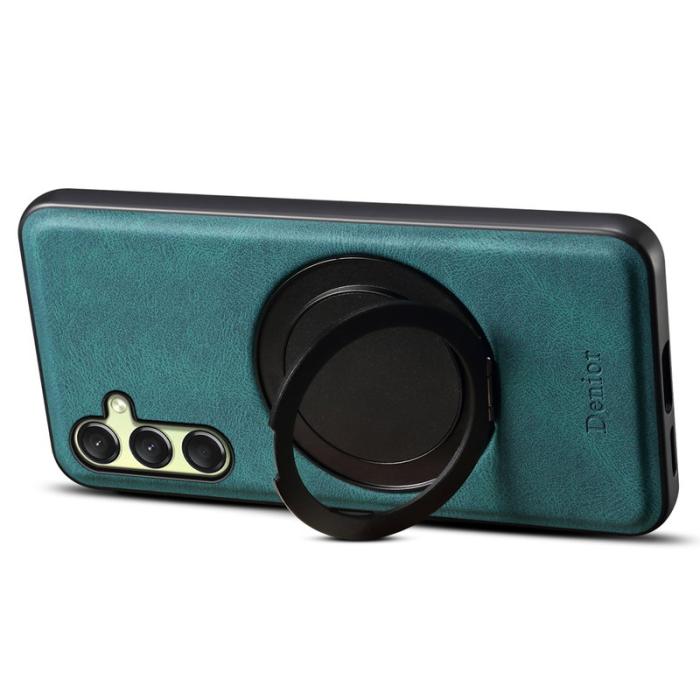 DENIOR - DENIOR A14 Samsung Galaxy A16 5G Fodral Läder PC TPU Blå