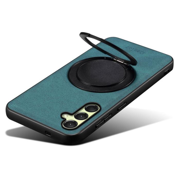 DENIOR - DENIOR A14 Samsung Galaxy A16 5G Fodral Läder PC TPU Blå