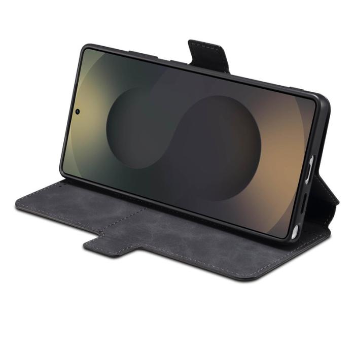 DENIOR - DENIOR B06 Samsung Galaxy S24 Ultra Fodral Läder + TPU - Svart