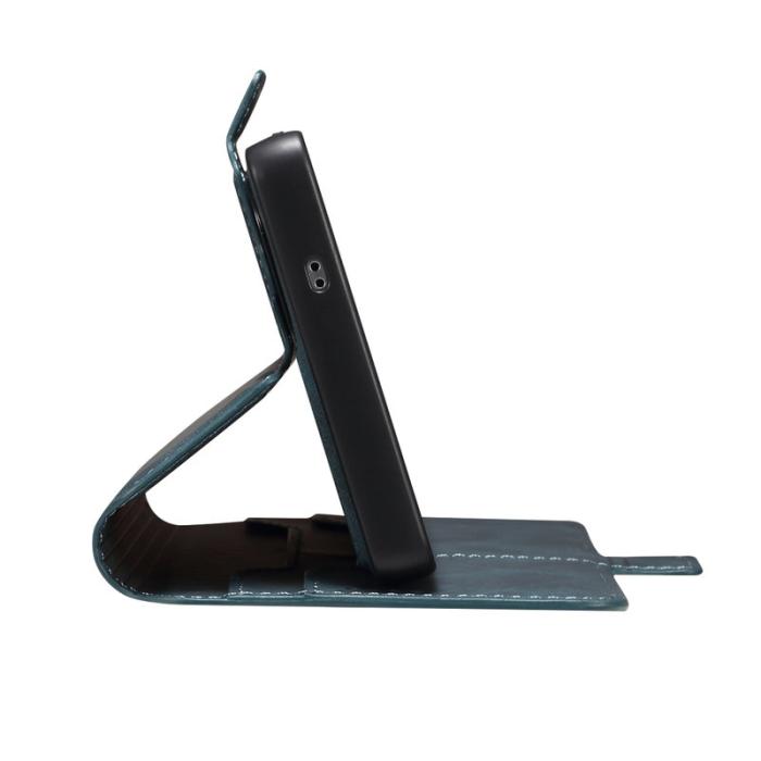 DENIOR - DENIOR B06 Samsung Galaxy S25 Ultra Fodral Läder + TPU Blå