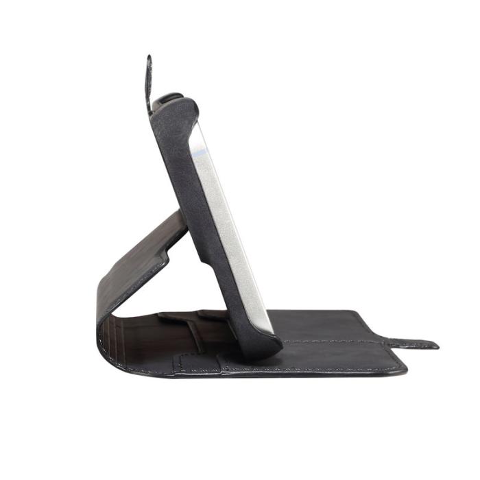 DENIOR - DENIOR B07 iPhone 16 Fodral Läder + PC Magnetiskt Avtagbart - Svart