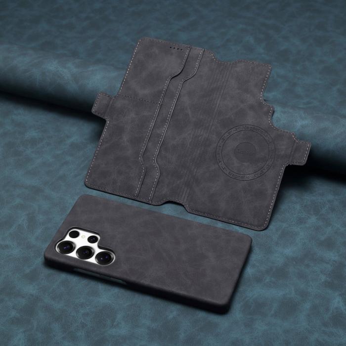 DENIOR - DENIOR B07 Samsung Galaxy S25 Ultra Fodral Läder + PC Magnetiskt Wallet