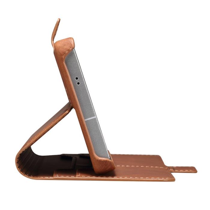 DENIOR - DENIOR B07 Samsung Galaxy S25 Ultra Fodral Läder + PC Magnetiskt Wallet