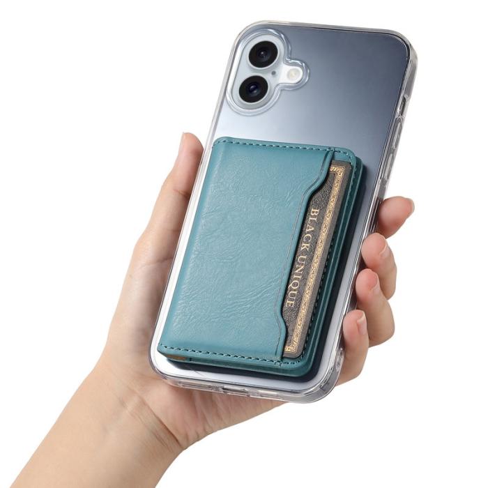 DENIOR - DENIOR D12 iPhone 16 Plus Magnetfodral Hybrid TPU+PC Blå