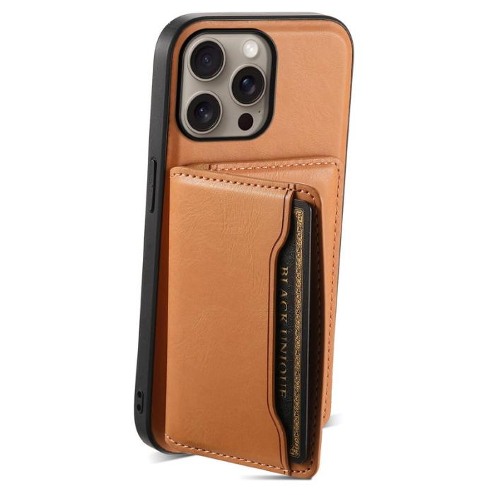 DENIOR - DENIOR D12 iPhone 16 Pro Fodral Kortfodral TPU+PC Khaki