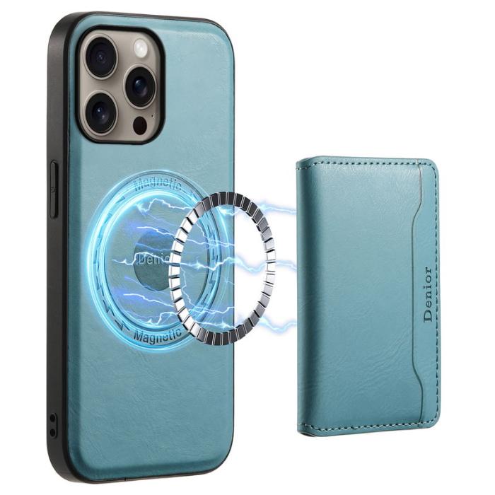 DENIOR - DENIOR D12 iPhone 16 Pro Max Fodral Hybrid TPU+PC Blå