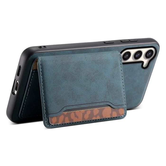 DENIOR - DENIOR D13 Samsung Galaxy S23 Plus Fodral Läder + PC + TPU Blå