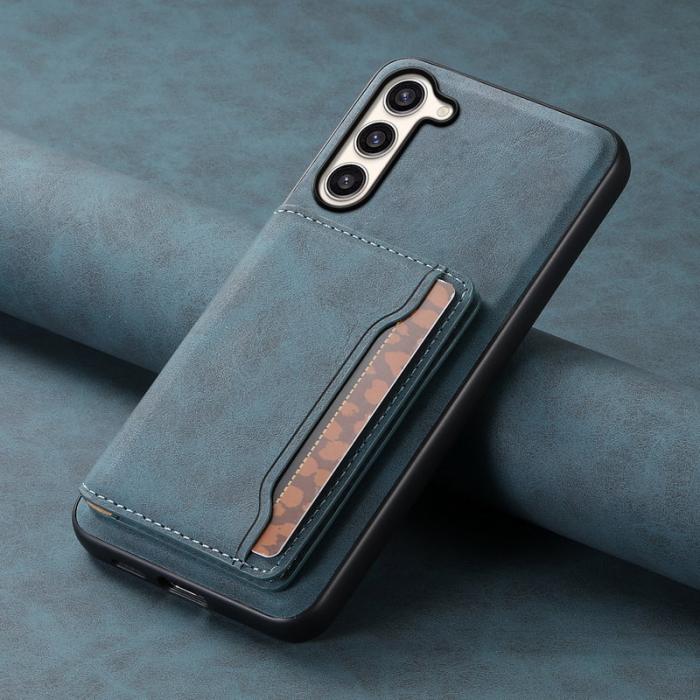 DENIOR - DENIOR D13 Samsung Galaxy S23 Plus Fodral Läder + PC + TPU Blå