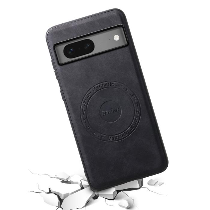 DENIOR - DENIOR D14 Google Pixel 7 5G Magnetfodral PU+PC+TPU Svart