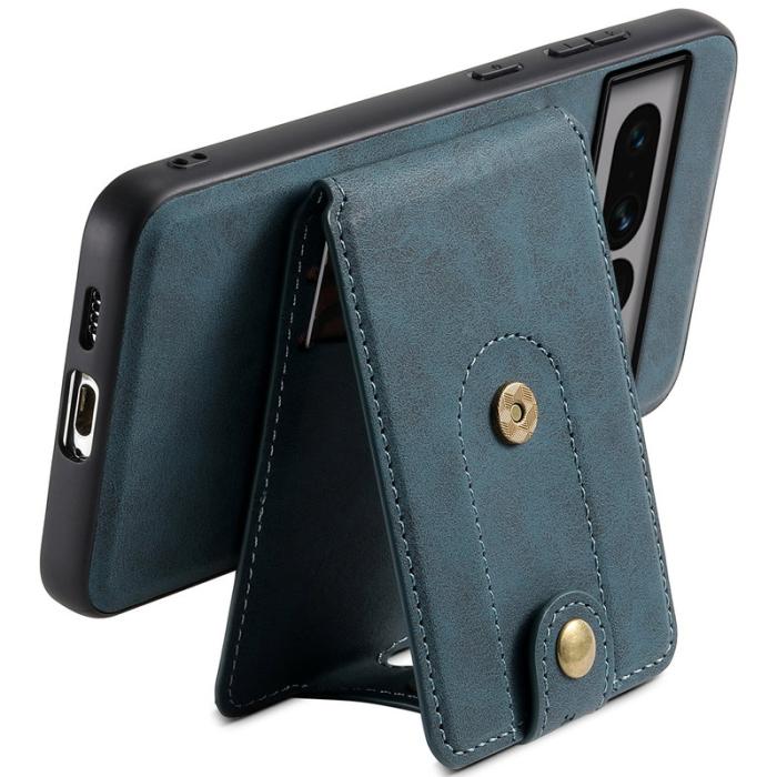 DENIOR - DENIOR D14 Google Pixel 7 Pro 5G Fodral PU+PC+TPU Blå