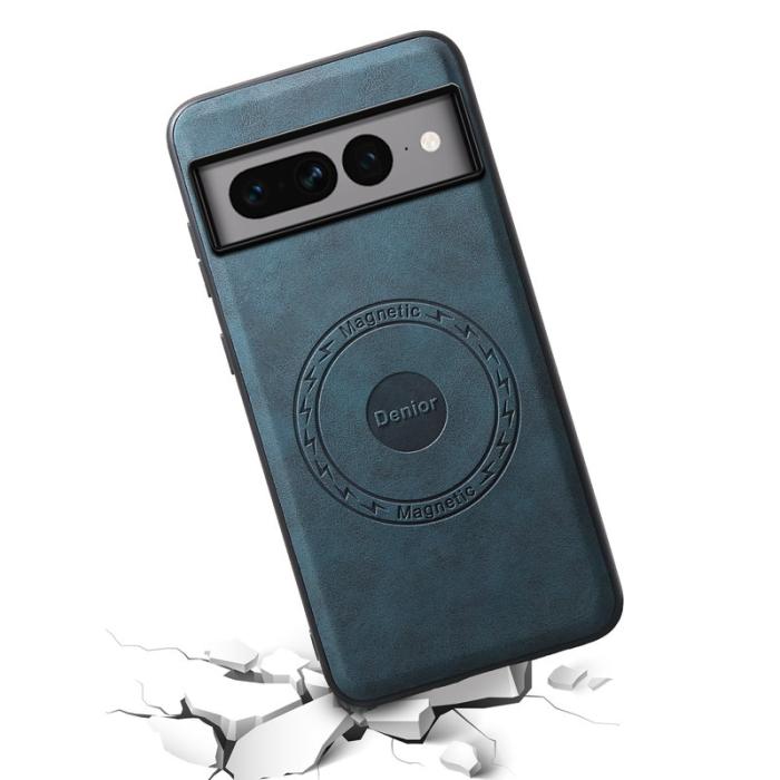 DENIOR - DENIOR D14 Google Pixel 7 Pro 5G Fodral PU+PC+TPU Blå