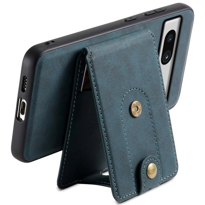 DENIOR - DENIOR D14 Google Pixel 7a Magnetfodral 2 i 1 PU+PC+TPU Blå